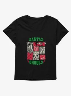 Monster High Santa's Ghouls Womens T-Shirt Plus Size