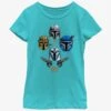 Star Wars The Mandalorian Helmets Held High Youth Girls T-Shirt -Graphic T-Shirt Shop 20566400 hi