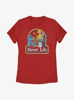 Sesame Street Friends For Life Womens T-Shirt